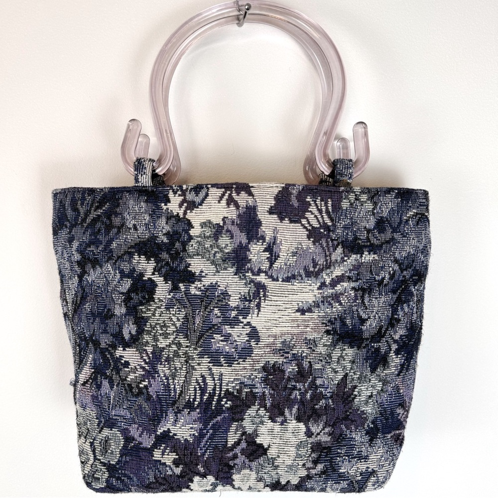 Ornate Blue Vintage Purse